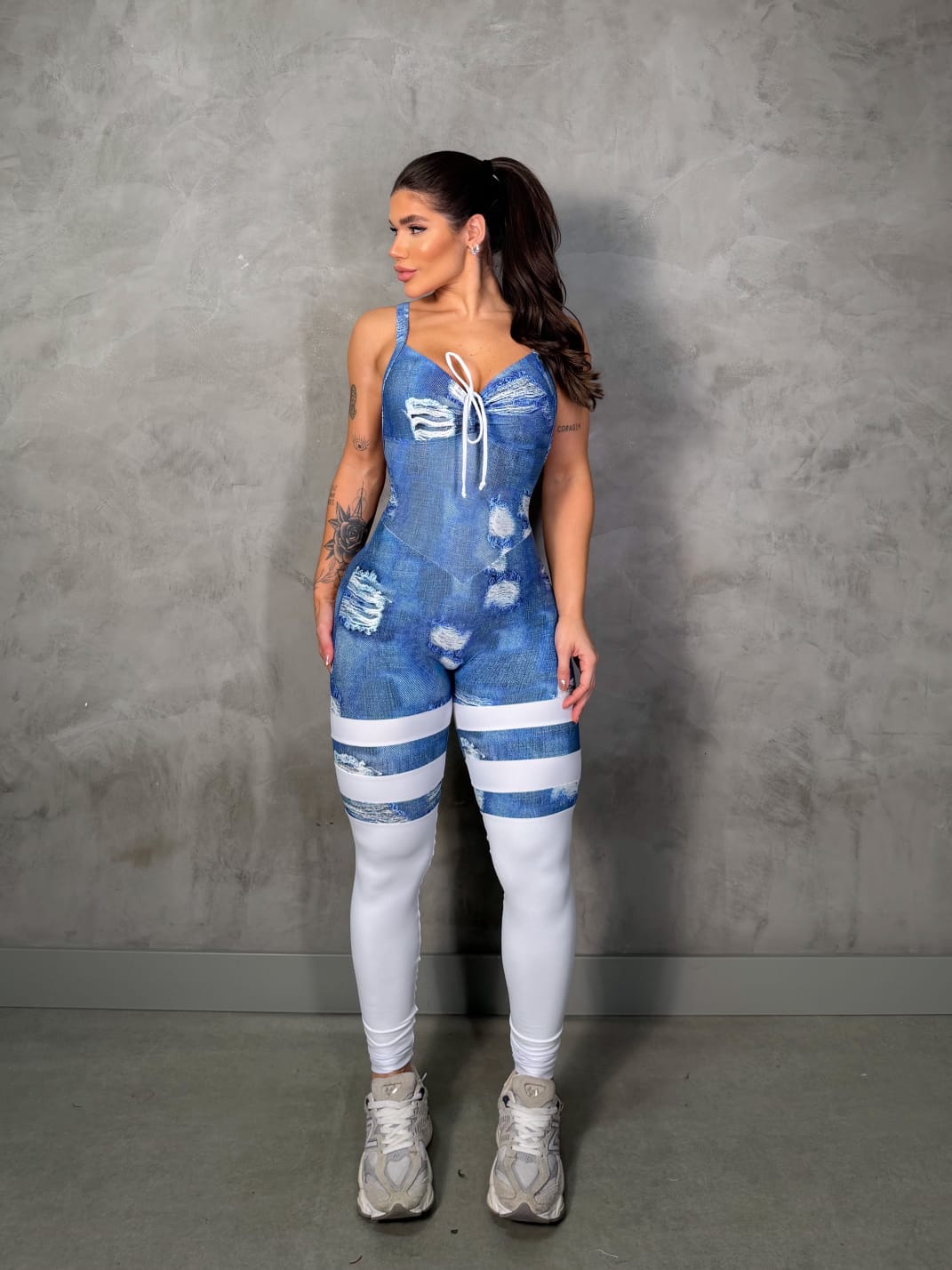 Enterizo fake jeans