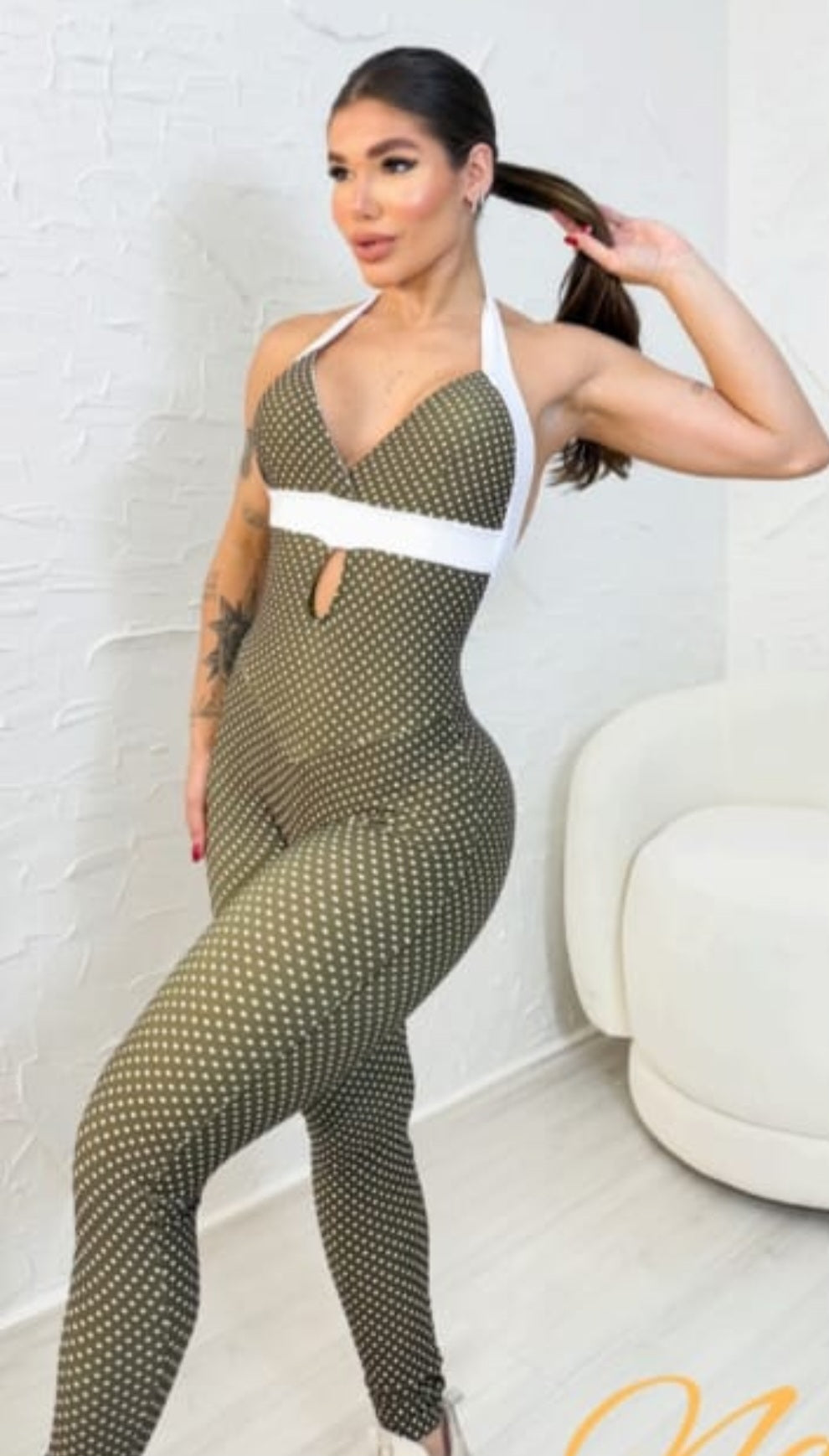Enterizo polka doll