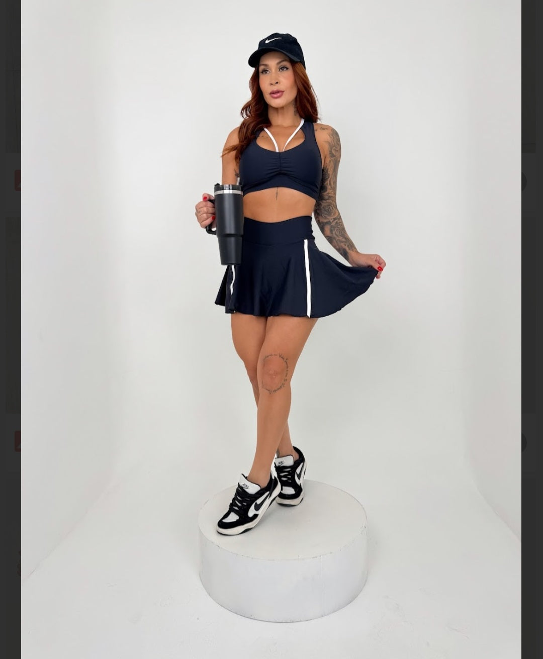 Set short-falda