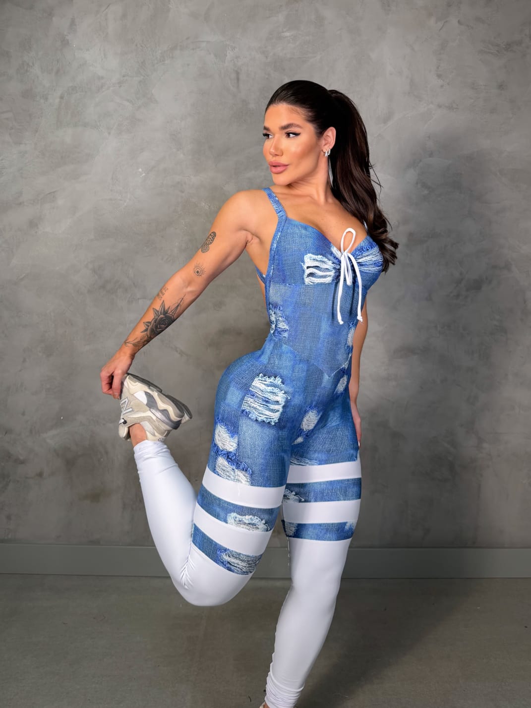 Enterizo fake jeans