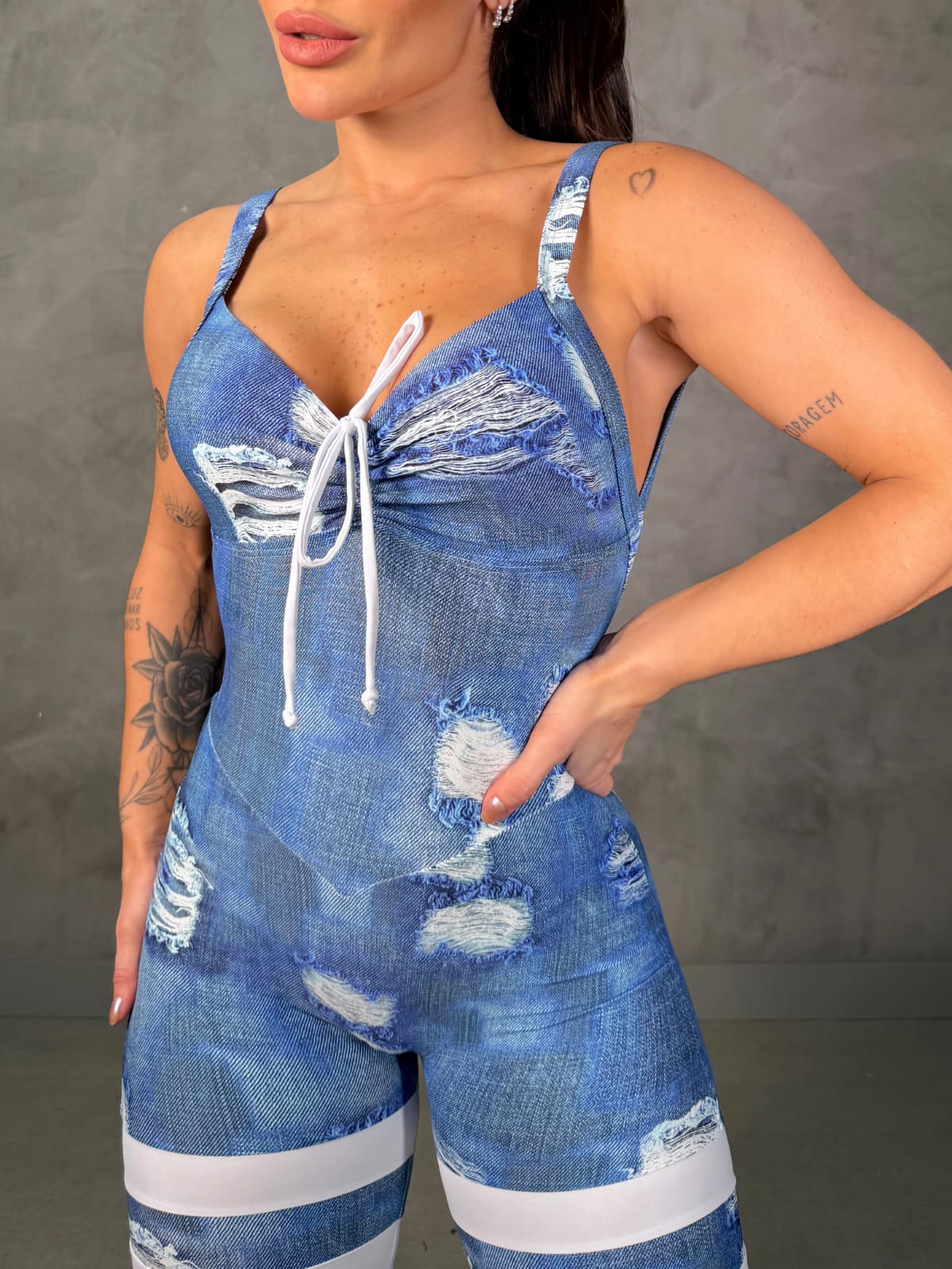 Enterizo fake jeans