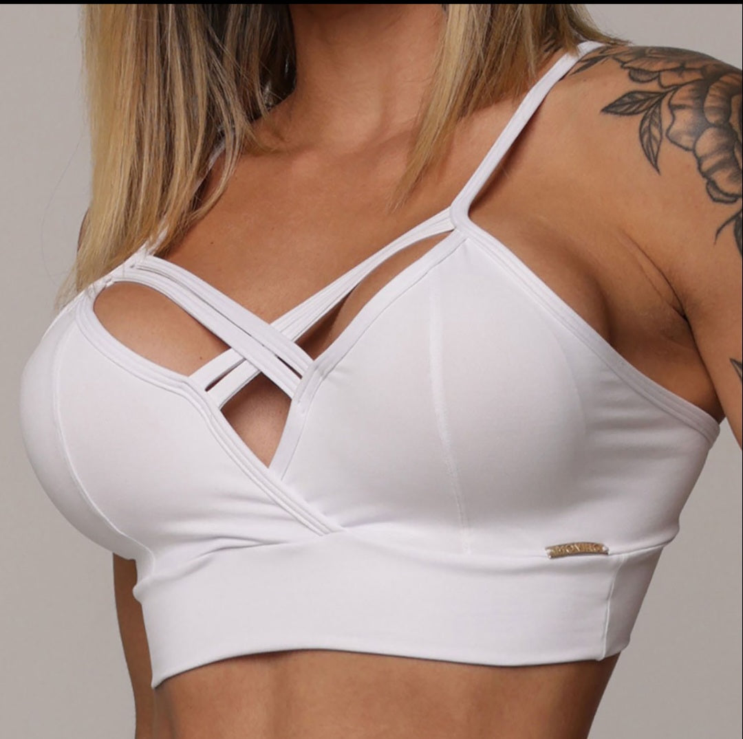 TOP TIRAS BLANCO