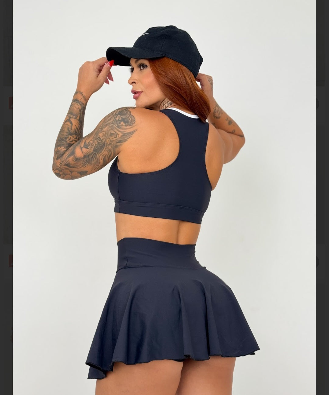 Set short-falda