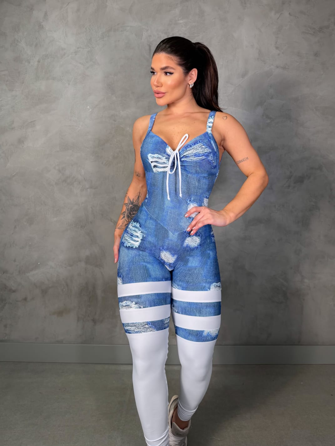 Enterizo fake jeans