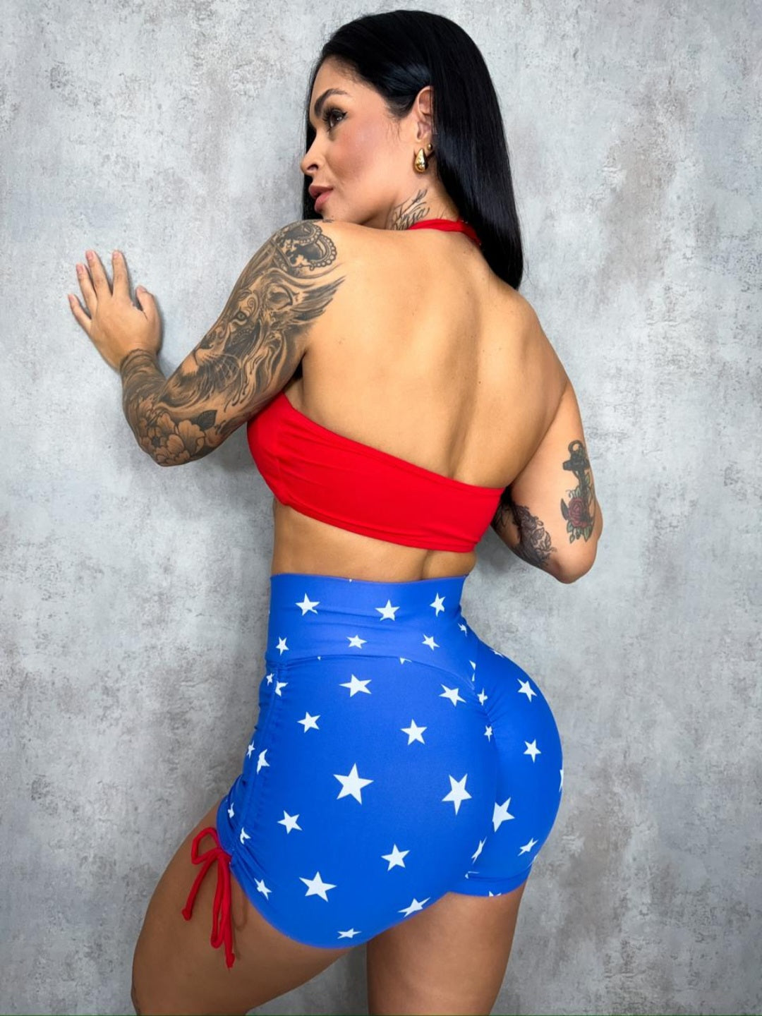 Set short mujer maravilla